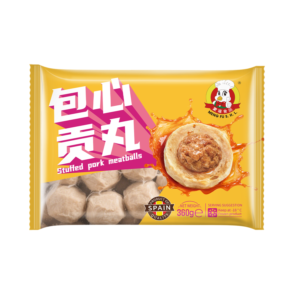 [200460/2B0044] ALBONDIGA CERDO RELLENA CONGELADA *MENGFU* 蒙福冻包心贡丸 360g/16