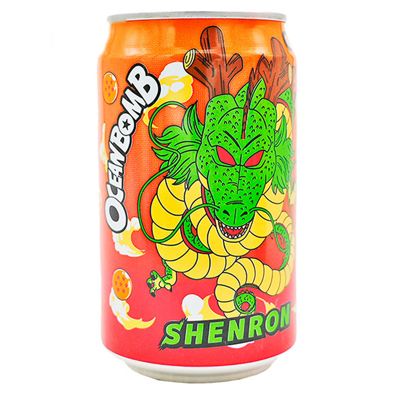 BEBIDA NARANJA *OCEAN BOMB* 橘子风味汽泡水 330ml/24