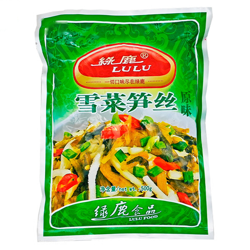[502269/5M0194] MOSTAZA Y BAMBÚ EN TIRAS *LULU* 绿鹿雪菜笋丝 500g/30