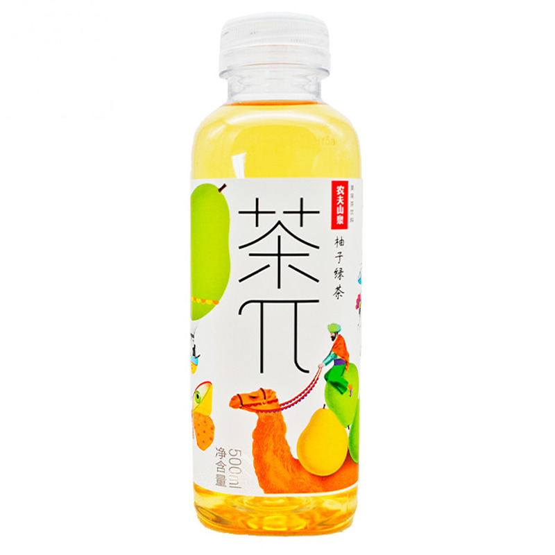 [501795/5B0073] BEBIDA TÉ VERDE SABOR A POMELO *茶π* 茶π柚子绿茶 500ml/15