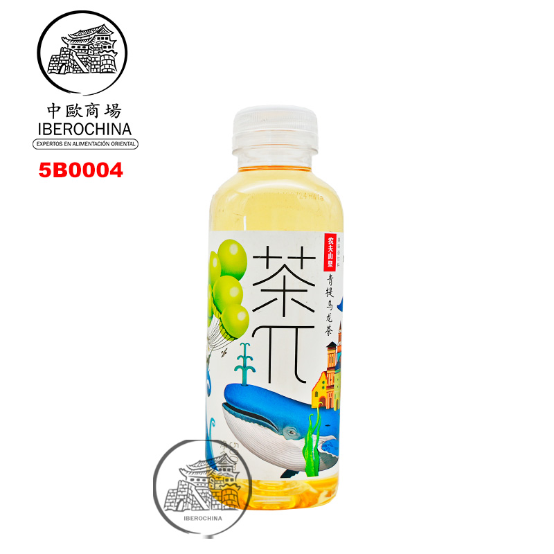 BEBIDA TÉ OOLONG SABOR A UVA *茶π* 茶π青提乌龙 500ml/15