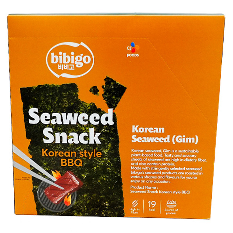 [501569/5A0550] ALGA BBQ *BIBIGO* 烤肉味海苔片 4g/6u/6