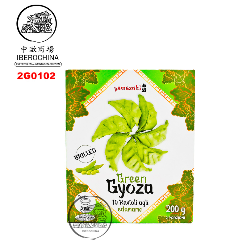 GYOZA DE EDAMAME *YAMASUKI* 山崎毛豆煎饺 200g/12