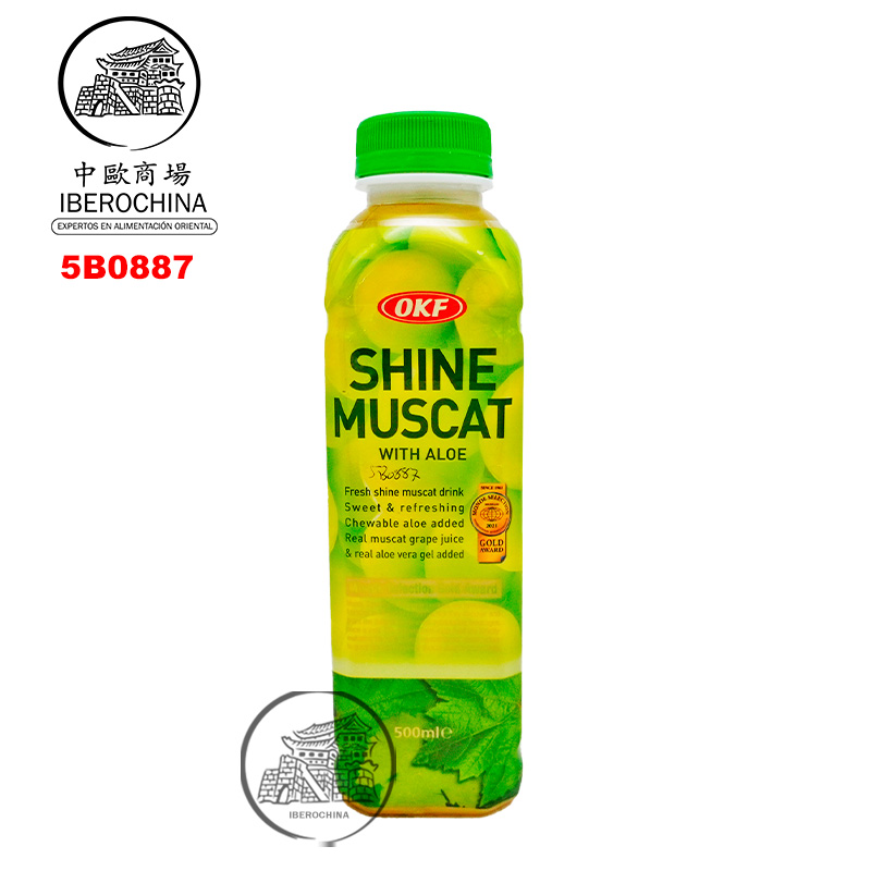 BEBIDA ALOE VERA UVA*OKF* 葡萄芦荟饮料 500ml/20