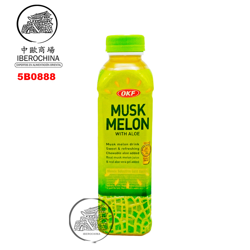 BEBIDA ALOE VERA MELON *OKF* 哈密瓜芦荟饮料 500ml/20