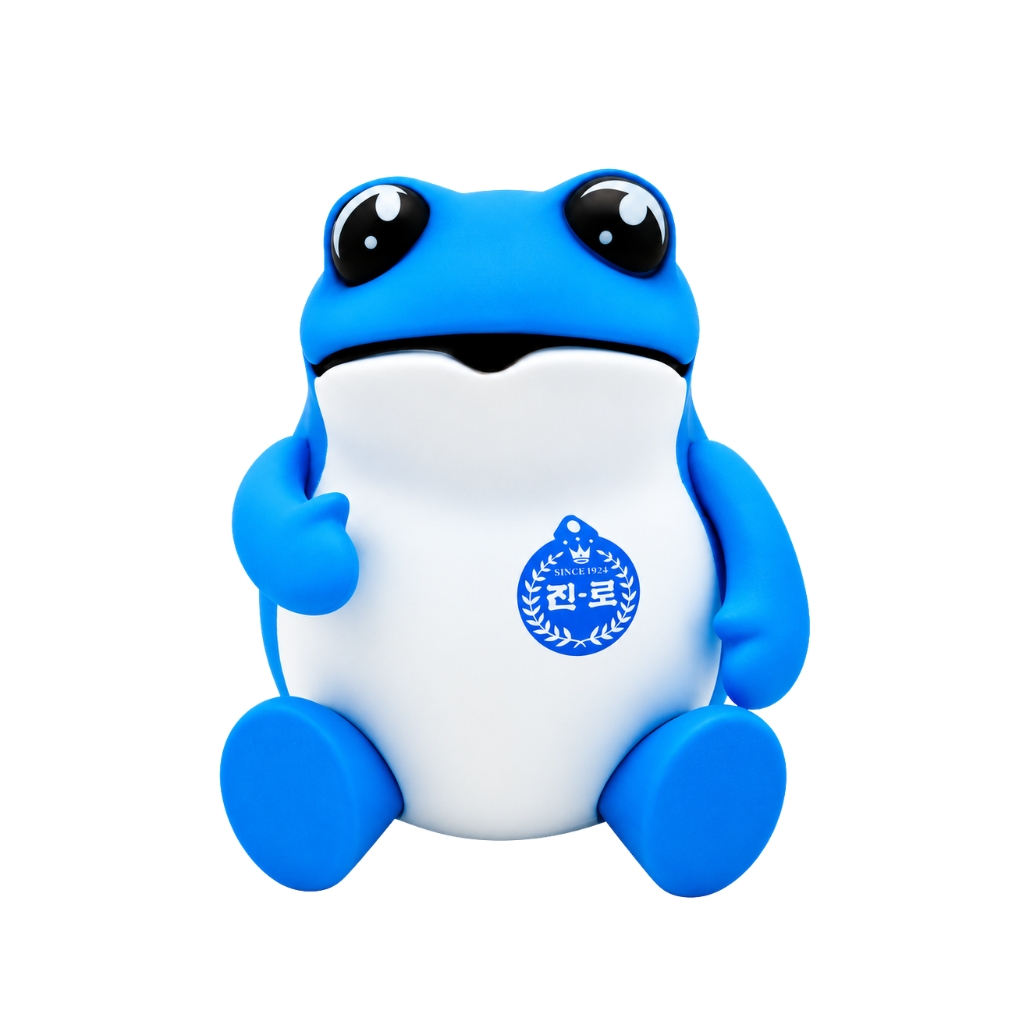 [700101] FIGURA SAPO XXL AZUL *JINRO* 真露大蓝蟾摆件