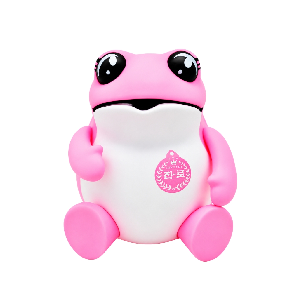 [700102] FIGURA SAPO XXL ROSA *JINRO* 真露大粉蟾摆件