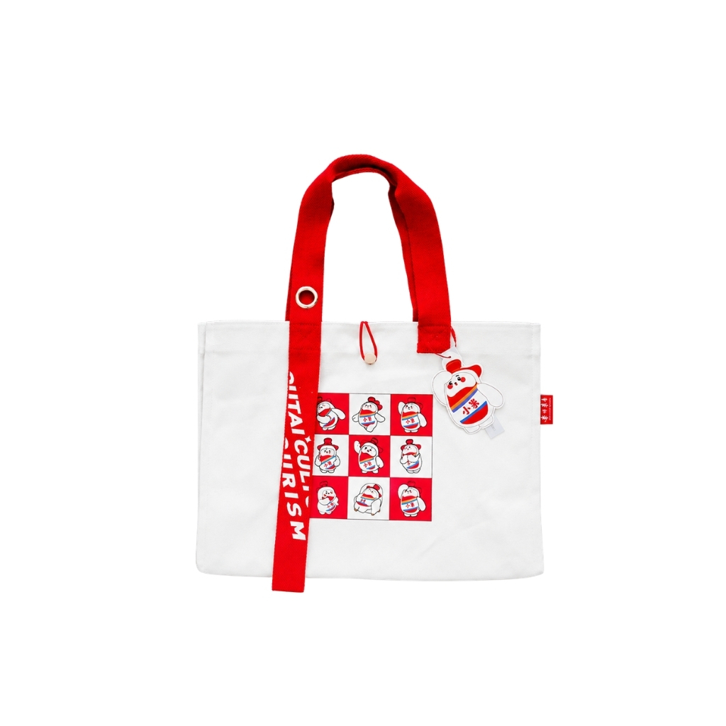 BOLSO BLANCO *MOUTAI* 茅台白色帆布包
