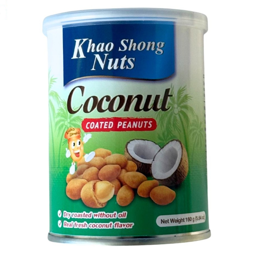 [501823/5C0975] CACAHUETES SABOR COCO *KHAO SHONG* 椰子味花生 160g/24