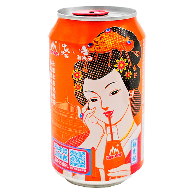 [501722/5B0479] BEBIDA GASEOSA SABOR A NARANJA 冰峰橙味汽水 330ml/24