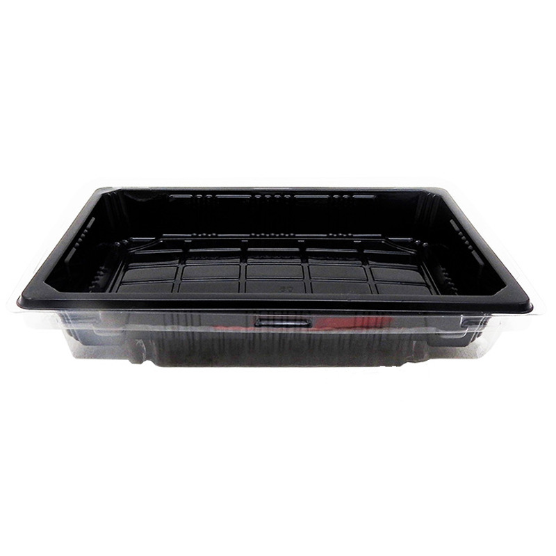 [900381/5E8136] ENVASE SUSHI NEGRO 纯黑色(B-11)(3.0)寿司盒 200u/1 (260*190*50mm)