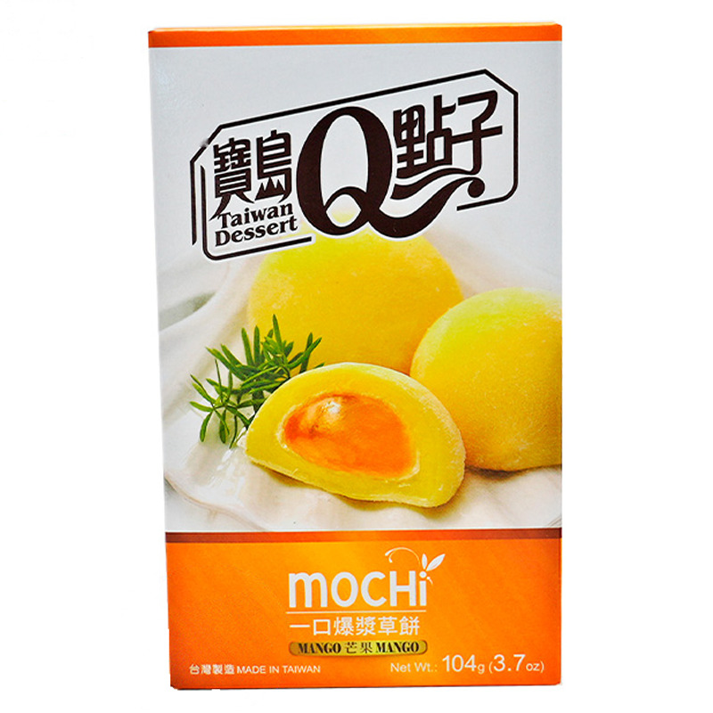 [502243/5P0785] MOCHI MANGO *宝岛Q点子* 芒果麻薯 104g/24
