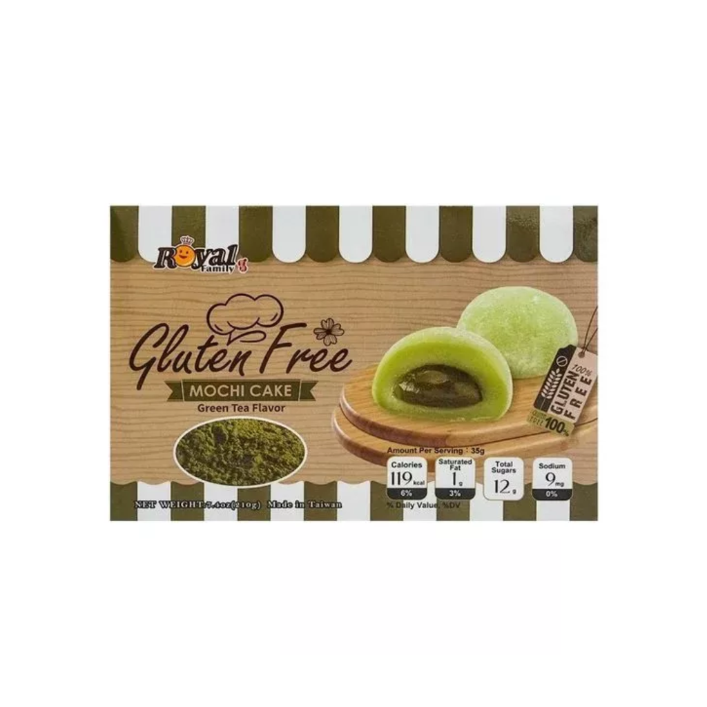 PASTEL MOCHI TE VERDE SIN GLUTEN *宝岛Q* 无麸质绿茶麻薯 210g/24