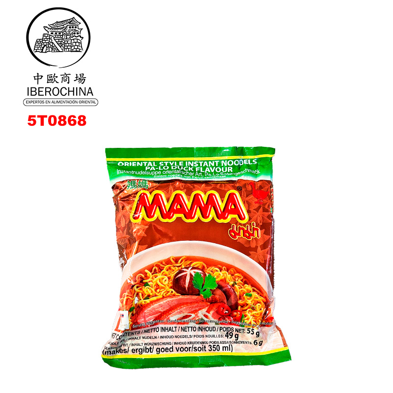 TALLARIN PATO CHINO *MAMA* 妈妈中国鸭味方便面 55g/24