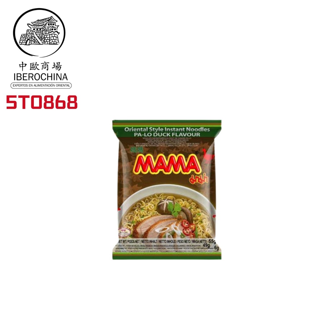 TALLARIN PATO CHINO *MAMA* 妈妈中国鸭味方便面 60g/30