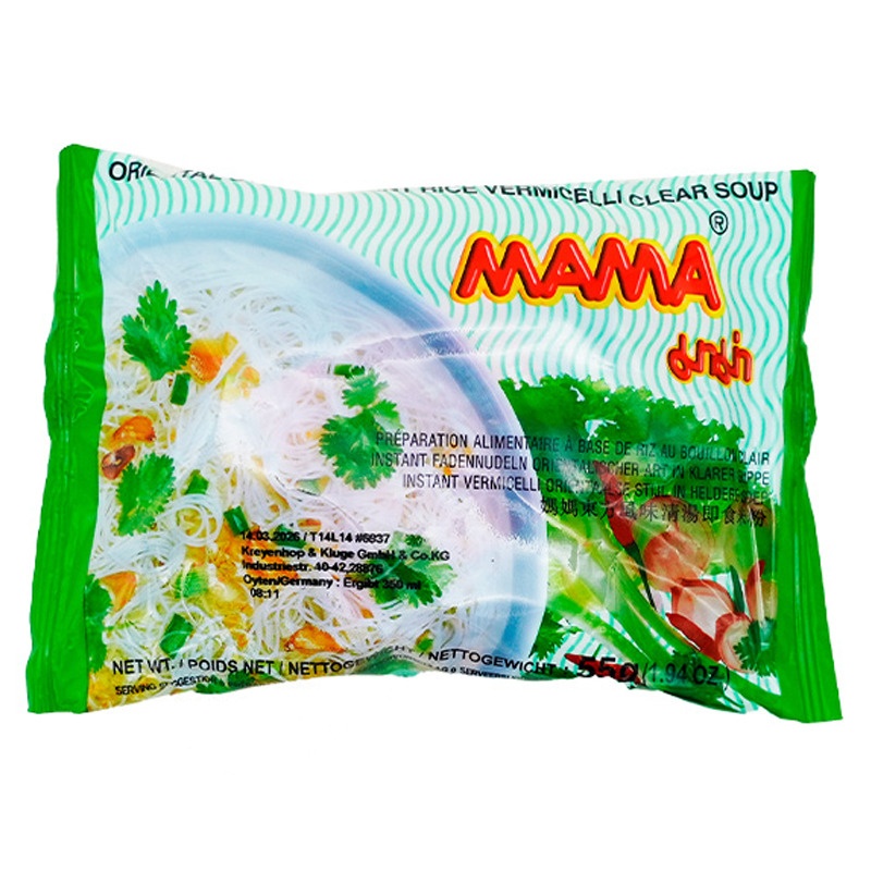 FIDEO ARROZ PLANO *MAMA* 妈妈清汤米粉 50g/30