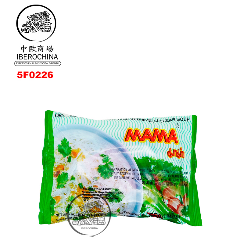 FIDEOS DE ARROZ PLANOS *MAMA* 妈妈清汤米粉 50g/30