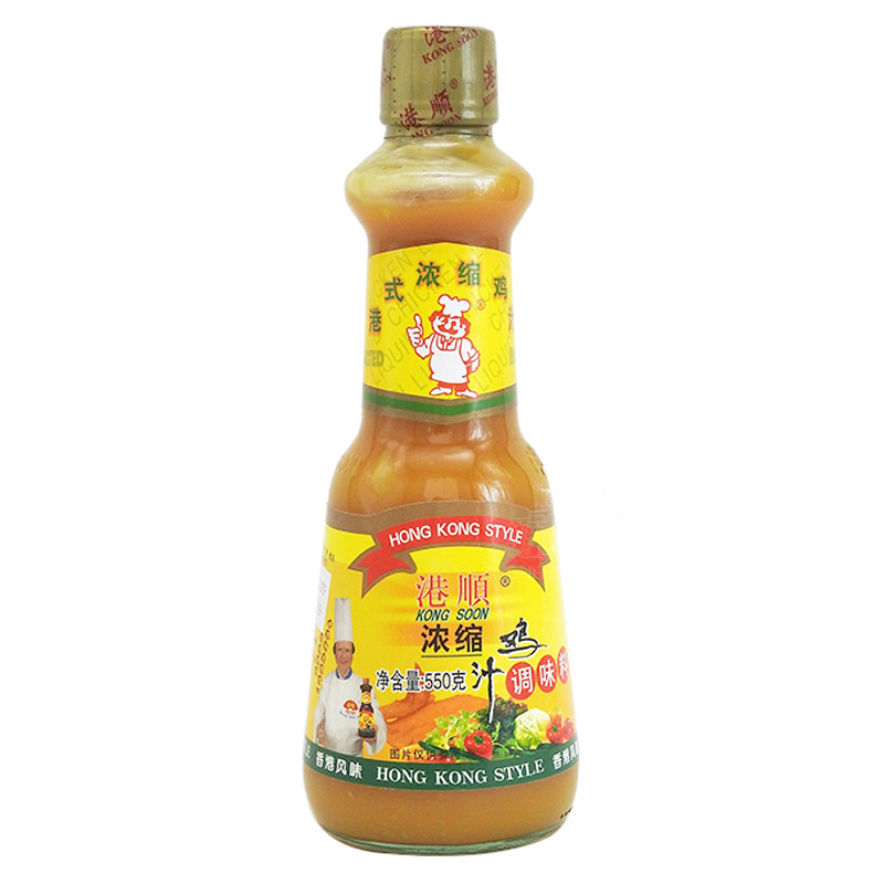 [502503/5S0758] SALSA DE POLLO MARINADA   港顺浓缩鲜鸡汁 550g/6