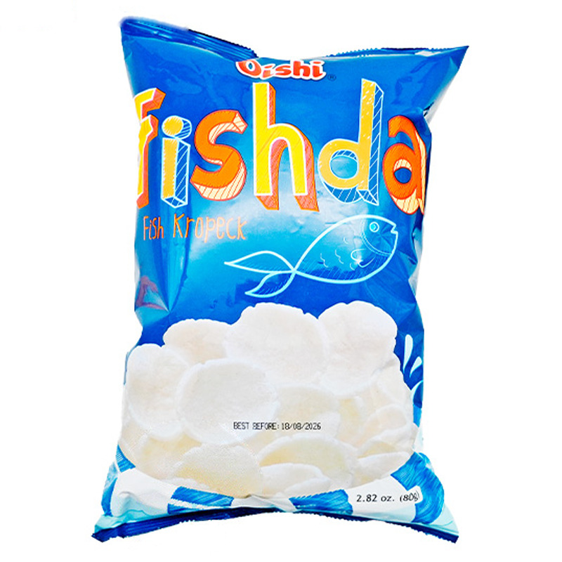 GALLETA PESCADO FISHDA*OISHI 上好佳魚肉白片80G/20