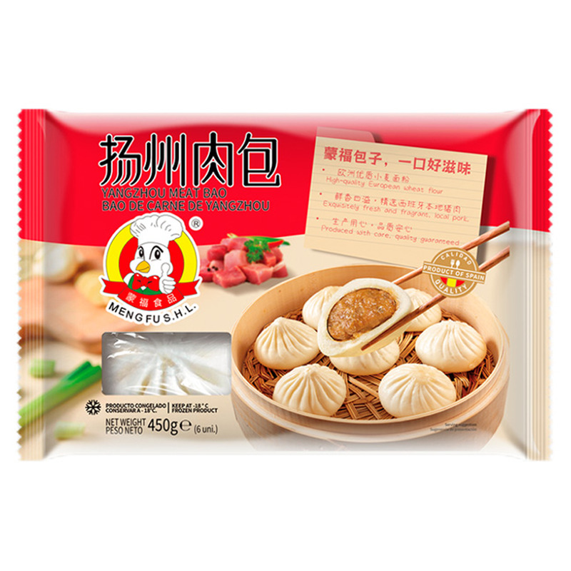 [200474/2B0073] BAO YANGCHOW CONGELADO *MENGFU* 蒙福冻扬州肉包 450g/6
