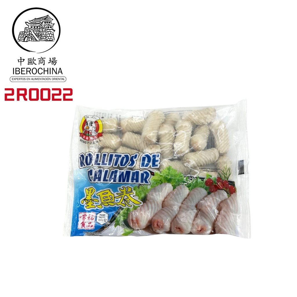 ROLLITO SEPIA CONGELADO *MENGFU* 蒙福冻墨鱼卷 360g/16