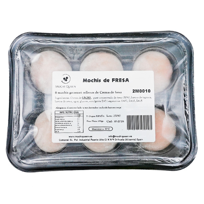 [200339/2M0010] MOCHI FRESA CONGELADO *MOCHI QUEEN* 雪后冻草莓麻糬 210g/6u/10