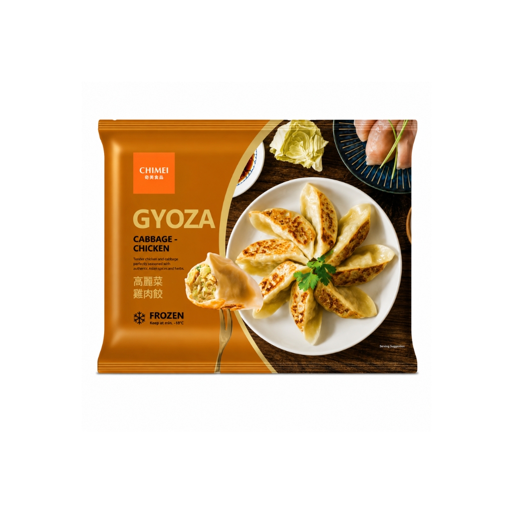 [200013] GYOZA POLLO REPOLLO CONGELADA -GW27 *CHIMEI* 奇美冻高丽菜鸡肉煎饺 660g/30u/12