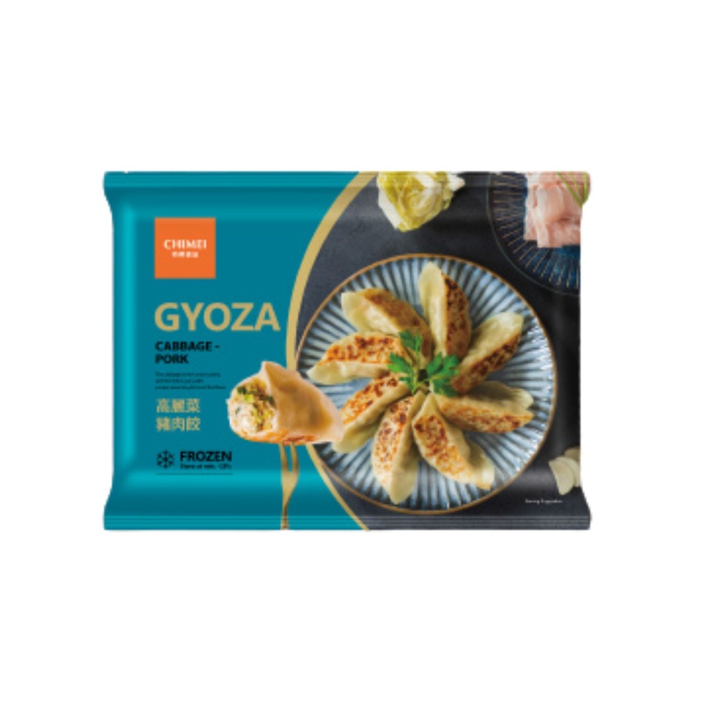 GYOZA CERDO REPOLLO CONGELADA -GW24 *CHIMEI* 奇美冻高丽菜猪肉煎饺 660g/30u/12