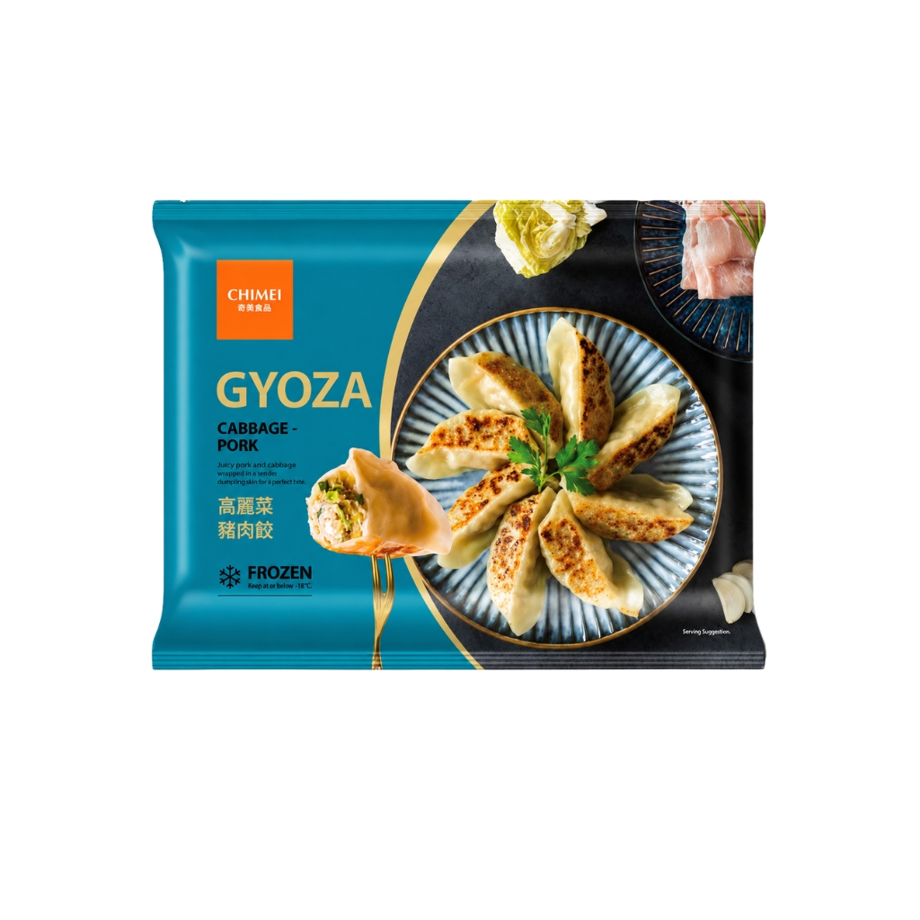 [200014] GYOZA CERDO REPOLLO CONGELADA -GW24 *CHIMEI* 奇美冻高丽菜猪肉煎饺 660g/30u/12