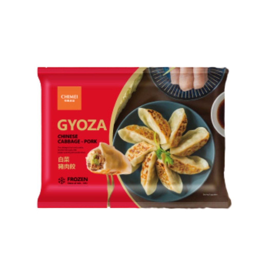 GYOZA CERDO COL CHINA CONGELADA -GW25 *CHIMEI* 奇美冻白菜猪肉煎饺 660g/30u/12