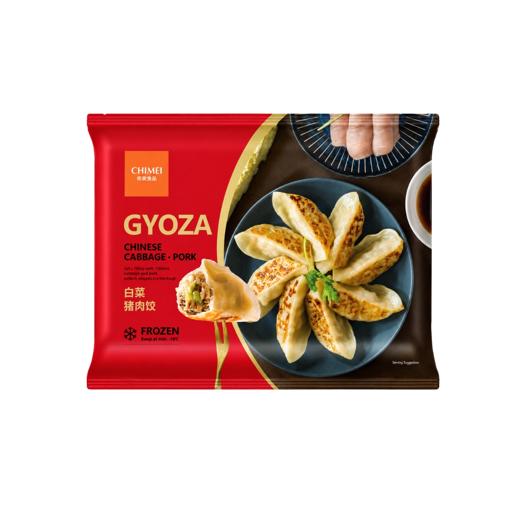[200015] GYOZA CERDO COL CHINA CONGELADA -GW25 *CHIMEI* 奇美冻白菜猪肉煎饺 660g/30u/12