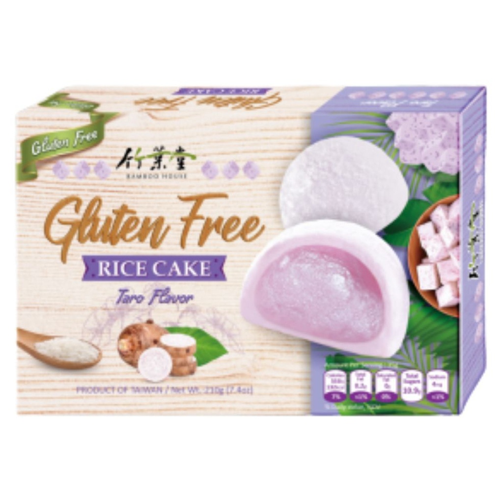 [502255/5P0914] MOCHI TARO SIN GLUTEN *BAMBOO HOUSE* 竹叶堂无麸质芋头麻糬 210g/24