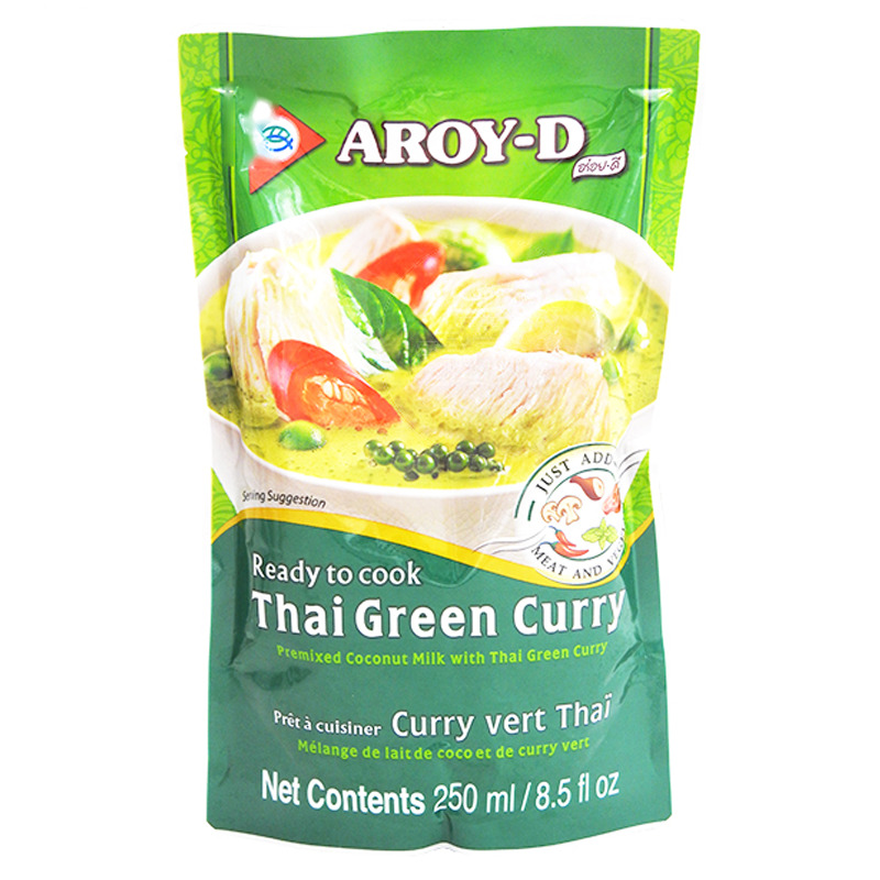 [501985/5K0020] CURRY VERDE THAI *AROY-D* 泰式绿咖喱汁 250ml/12