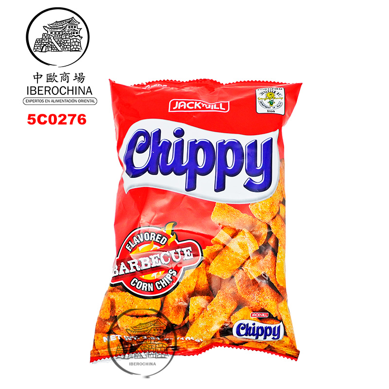 CHIPS BBQ CHIPPY *JACK&JILL* 菲燒烤味薄片108G/50