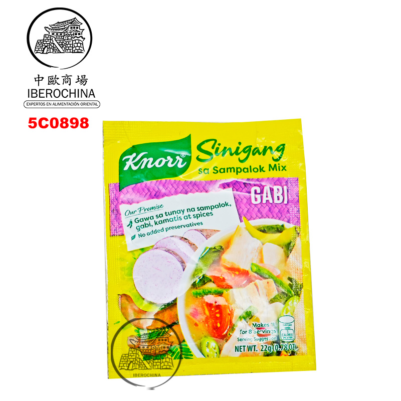 COND.TARO(SINIGANG-GABI)菲KNORR芋頭調味料22G/12U/12