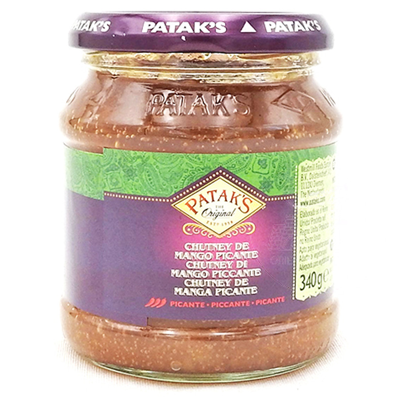 CHUTNEY MANGO PICANTE *PATAKS* 印度辣芒果酱 340g/6