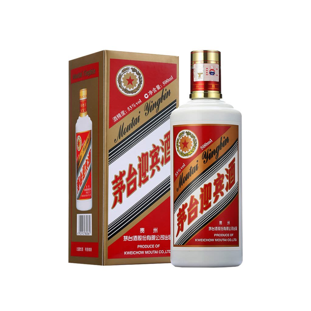 AGUARDIENTE (53%) YINGBIN *MOUTAI* 茅台迎宾酒 500ml/6