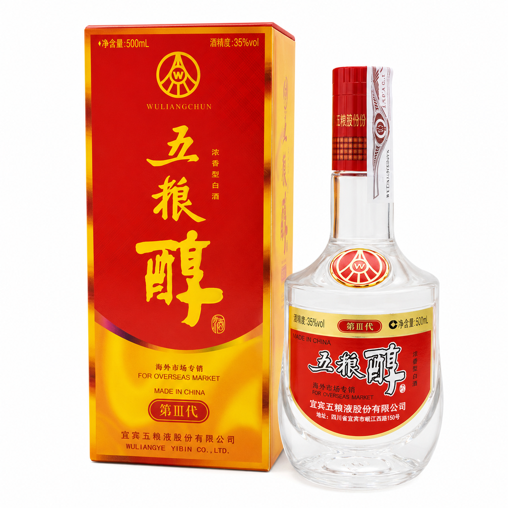 AGUARDIENTE (35%) CHUN *WULIANG* 五粮液醇酒 500ml/6