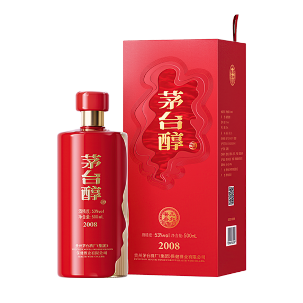 AGUARDIENTE (53%) 2008 CHUN *MOUTAI* 茅台醇 2008 500ml/6