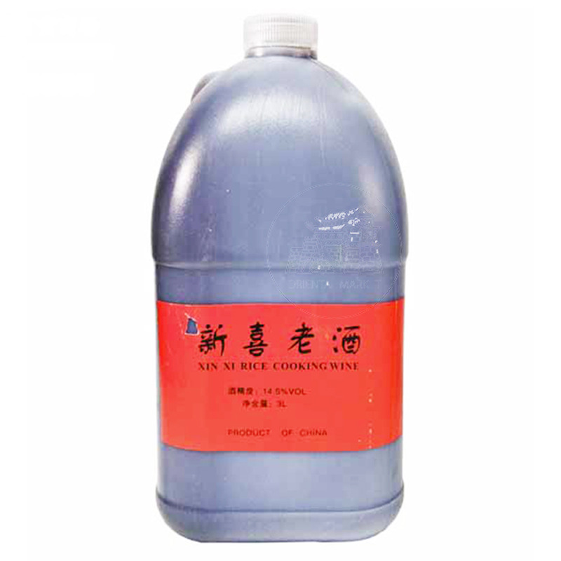 [502932/B2746:B2757] VINO DE ARROZ PARA COCINAR  (14,5%) WENZHOU 新喜温州老酒 3L/6