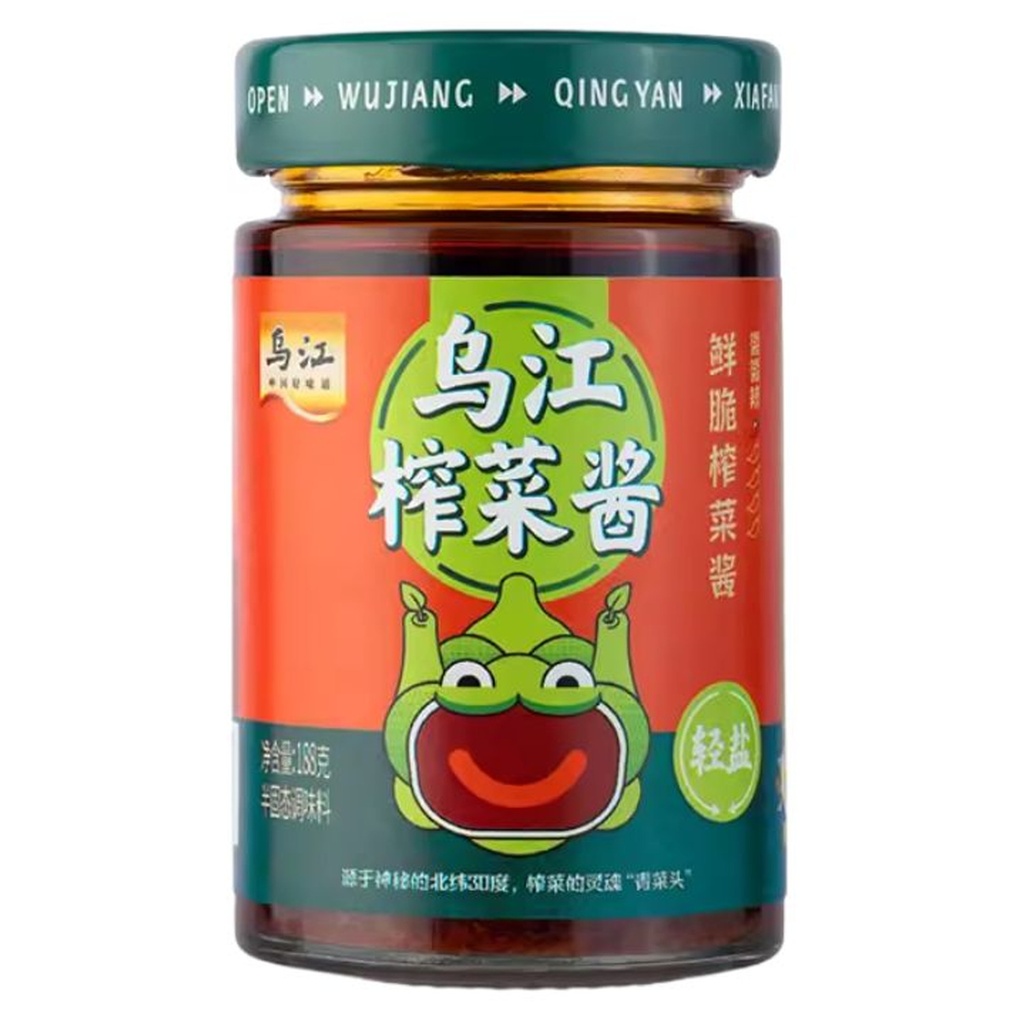 [502533/5S1064] SALSA MOSTAZA CONSER FRESCO CRUJIENTE *WUJIANG* 乌江榨菜酱 鲜脆188g/12