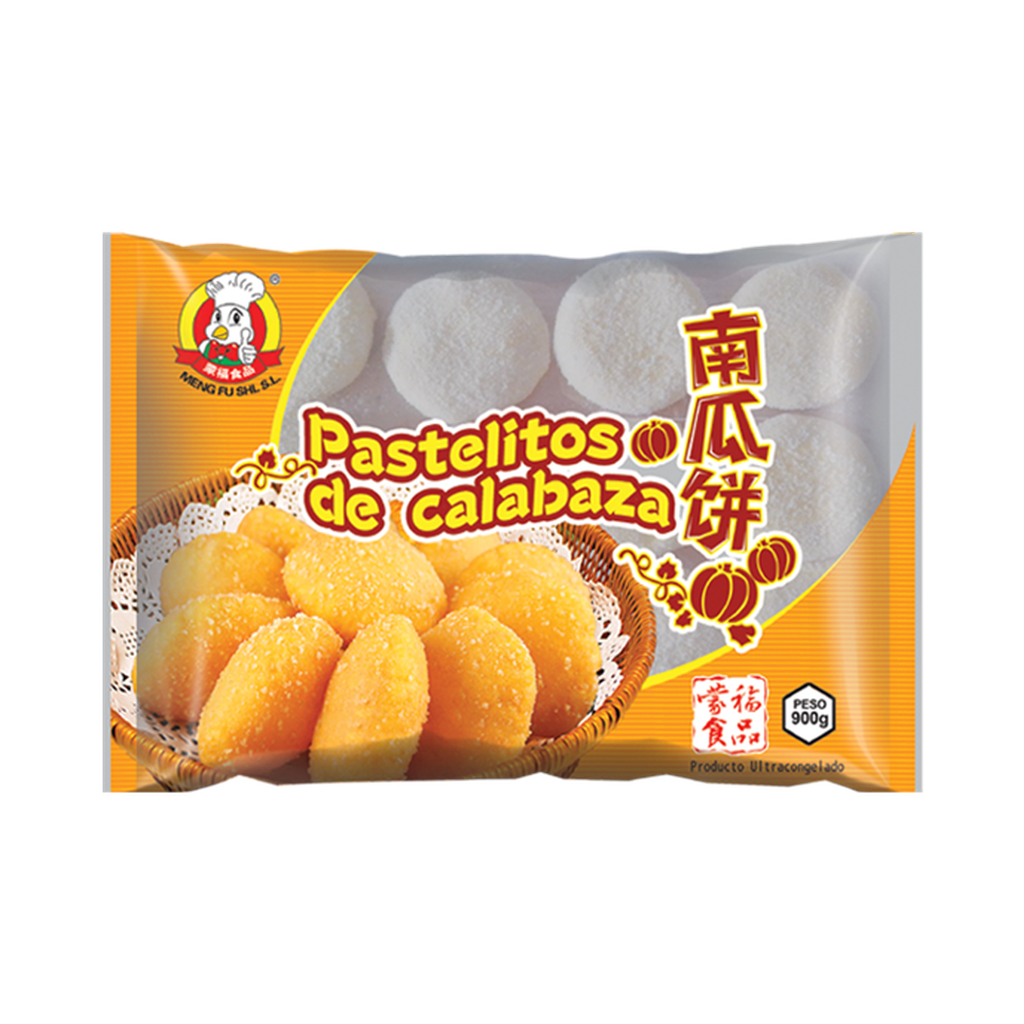 [200646/2P0253] PASTEL CALABAZA CONGELADO *MENGFU* 蒙福冻南瓜饼 900g/7