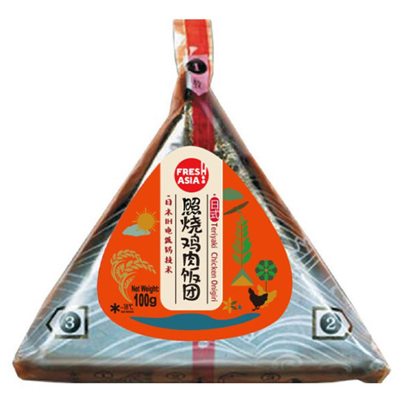 [200030] BOLA ARROZ RELLENO POLLO TERIYAKI *ASROPA*  照烧鸡肉脆香饭团 100g/80