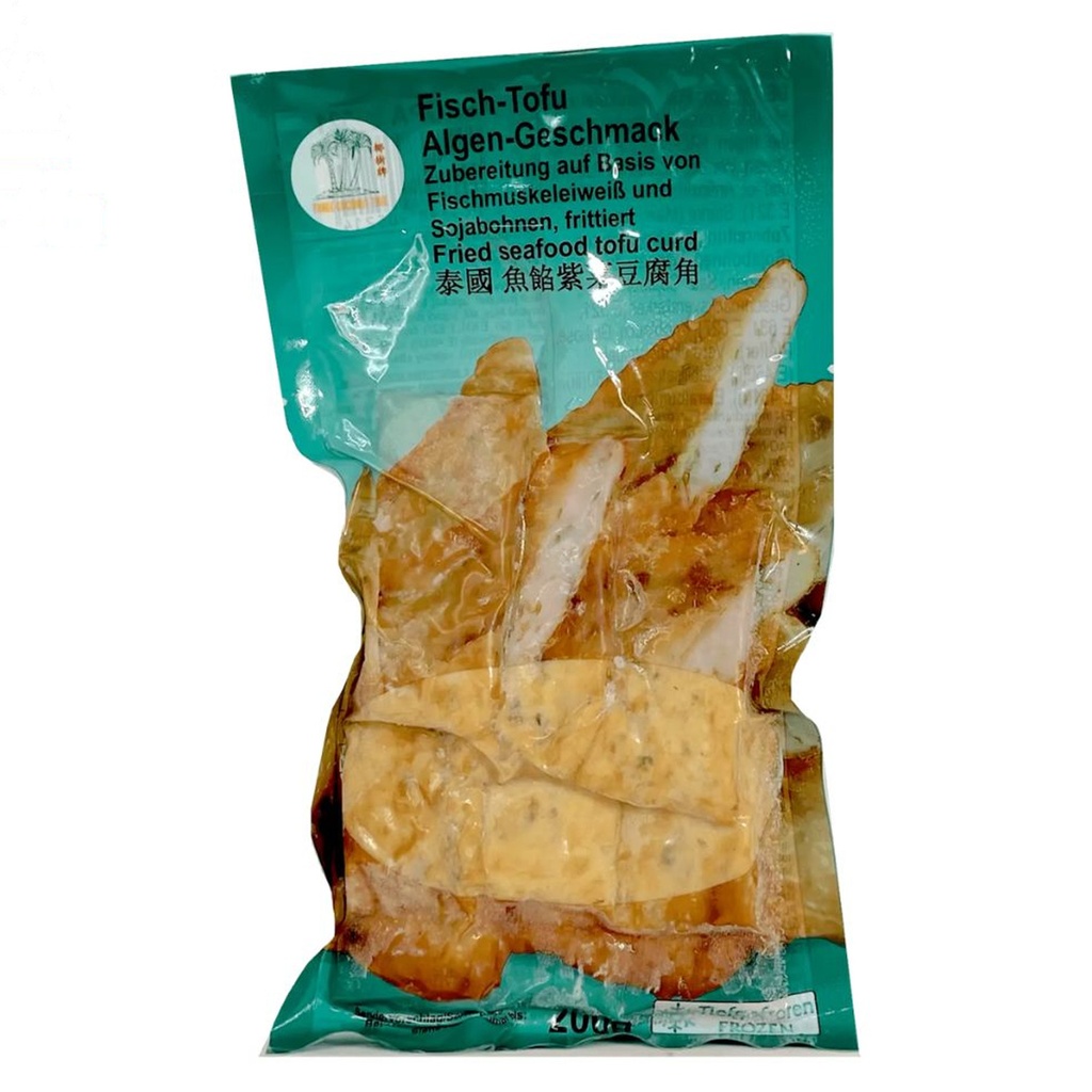 [200076] TOFU FRITO CON MARISCO *ASROPA* 鱼馅紫菜豆腐角 200g/30