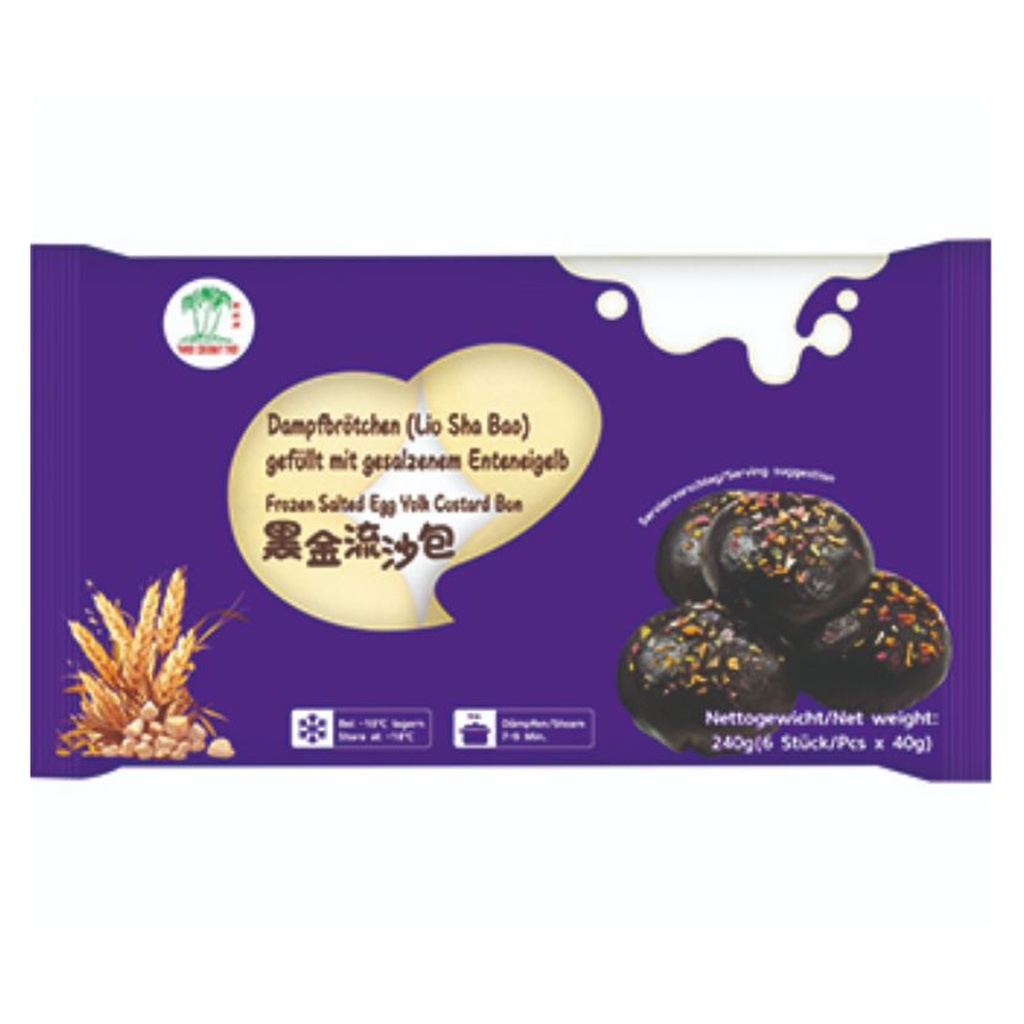 [200024] BAO NATILLA DE YEMA DE HUEVO *ASROPA* 黑色流沙包 240g/24