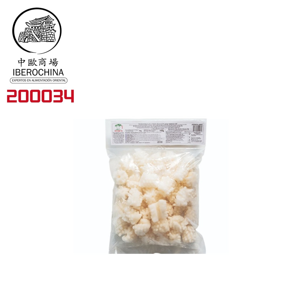 CALAMAR CON CORTE PIÑA 4-6cm *ASROPA* 切花鱿鱼 4-6cm 1kg/10