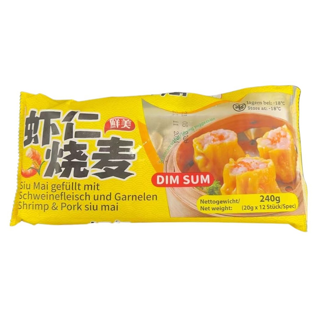 [200073] SIU MAI CON CARNE CERDO Y GAMBAS *YESHUPAI* 椰树牌鲜肉虾仁烧卖 240g/25