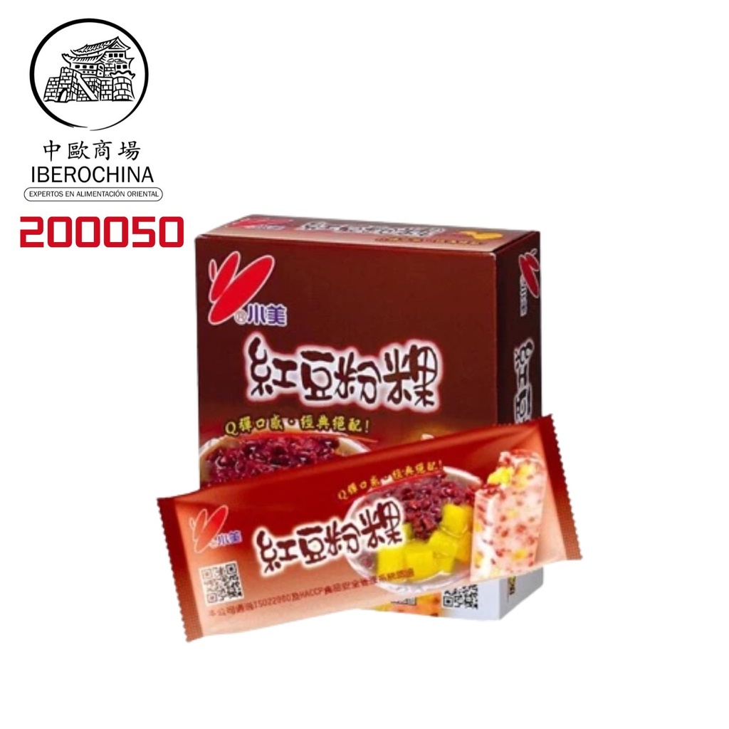 HELADO DE SOJA ROJA GELATINA *XIAOMEI* 小美红豆粉粿冰棒 75g/6