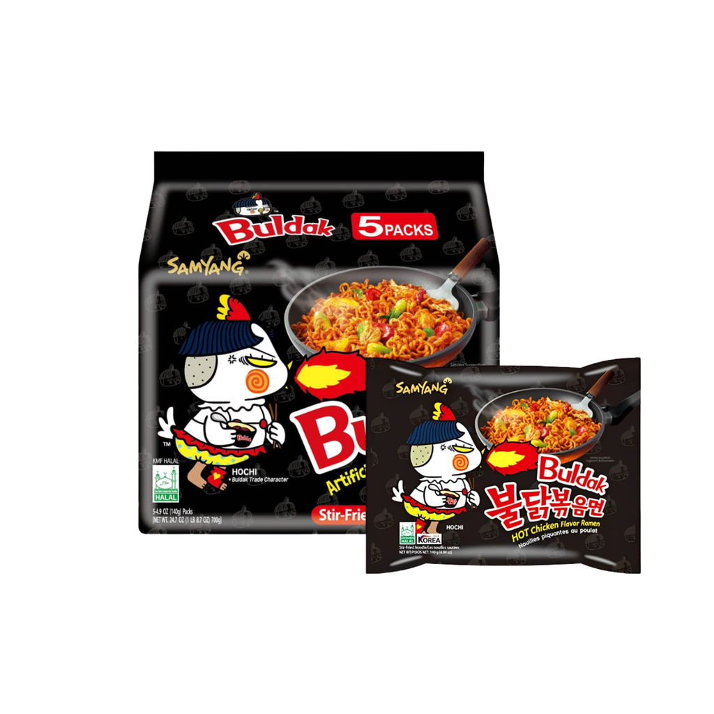 RAMEN BULDAK ORIGINAL 5-PACK *SAMYANG* 三养火鸡面五连包 140g/5u/8