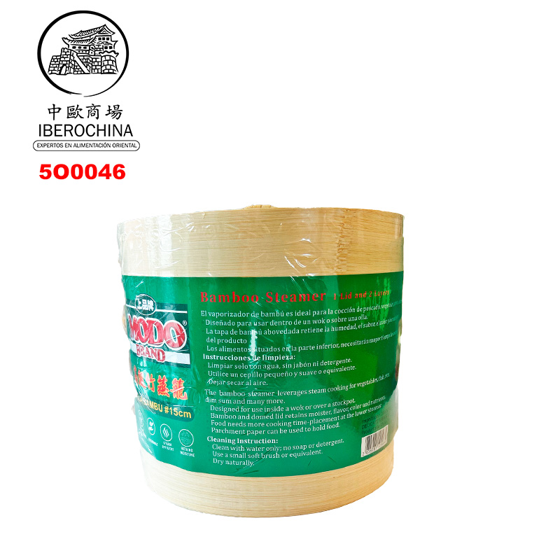 [900446/5O0046] VAPORERA BAMBU 6.5'' (15cm) 套裝竹蒸笼 /24